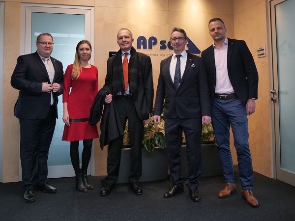 The Visit of the Swiss Ambassador at AP soft